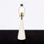 Modern Cone Shaped White Marble Base Table Lamp