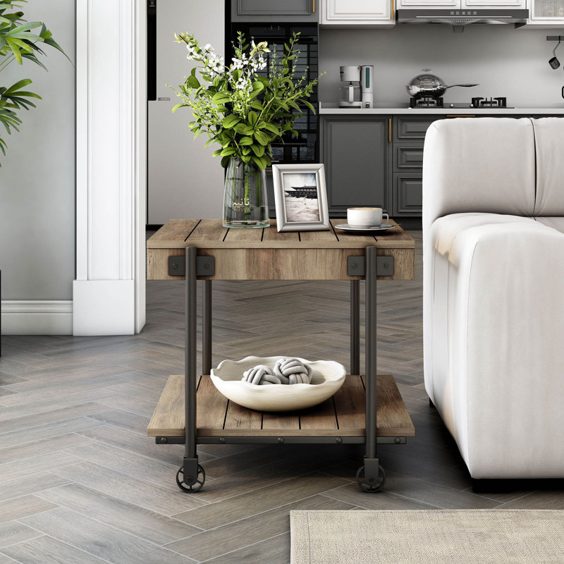 Beaucaire End Table, Brown