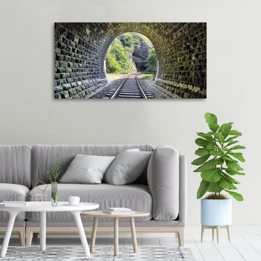 Eisenbahntunnel - Kunstdrucke auf Leinwand