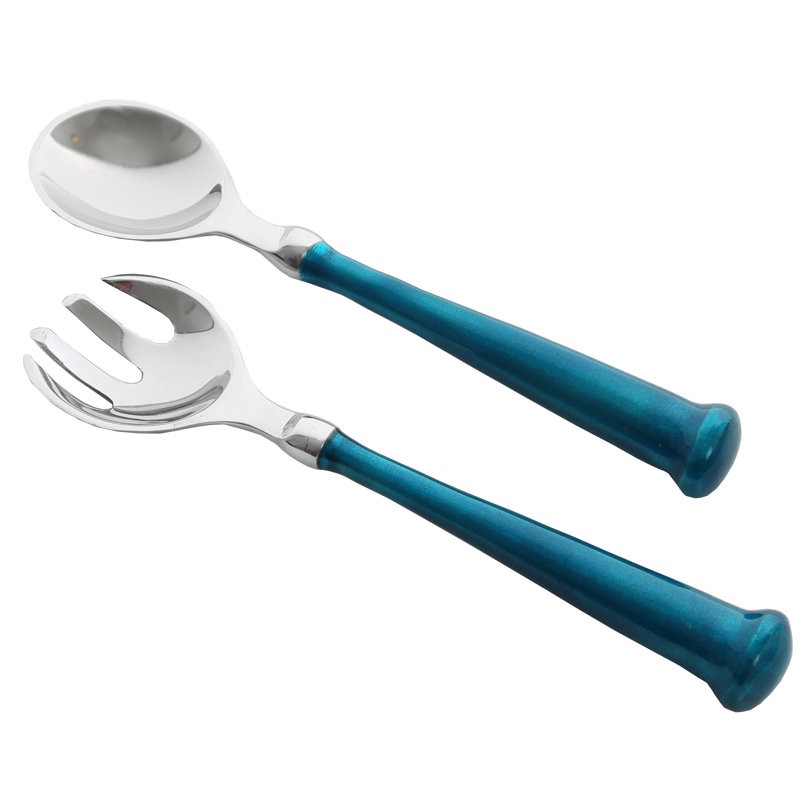Salad Servers, Aqua