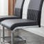 Dining Chairs With Backrest In Pu Artificial Leather And Linen-467018030-426215099