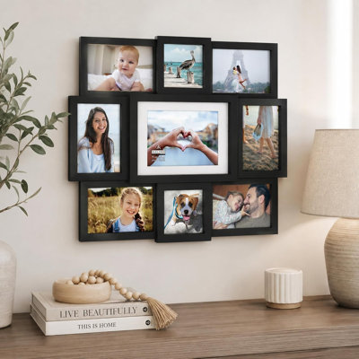 nternational Designs 9-Opening Collage Picture Frame
