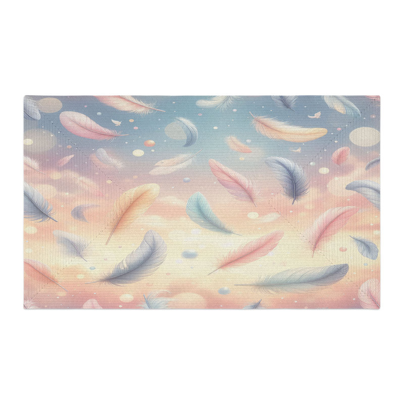 Tapis tressé Airy Feathers, Rectangulaire 3 pi x 5 pi