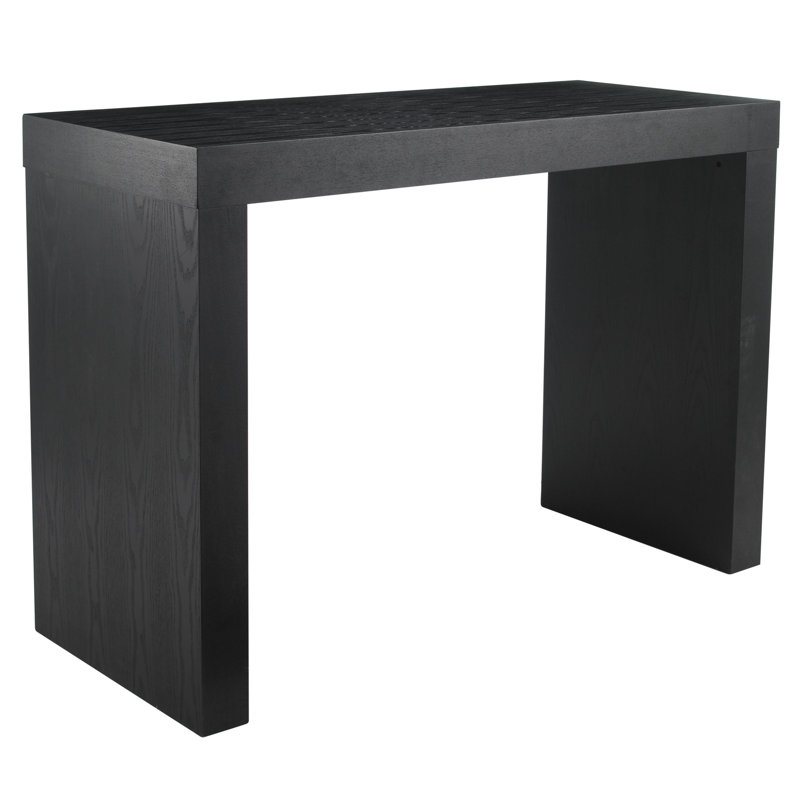 Canyon Faro C-Shape Dining Table, Matte Black