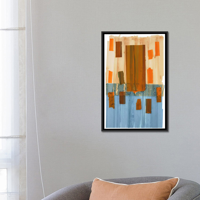 « evanescence xvi », impression sur toile, H 60 po x l 40po x P 1,5 po, Toile avec cadre noir, Pas de tapis