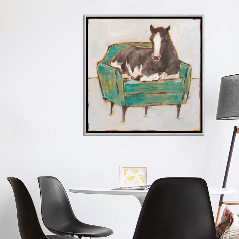 «Creature Comforts I» par Ethan Harper - reproduction d'art, Pas de tapis, H 37 po x l 37 po x P 1,5 po
