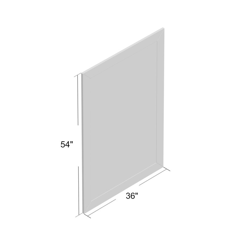 Tableau effaçable à sec à fixation mural, H 42 po x l 36 po, Blanc