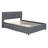 Size Upholstered Platform Bed With Brick Pattern Headboard, With XL Size Trundle And 2 Drawers, Linen Fabric,-1061109645