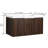 36 Inch Wall Mounted Bathroom Vanity, Modern Style, Soft Close Door, 2 Doors, Walnut, Ample Storage Facilities Appeal Meeting Functional Demands, For Regular Jobs-2086316494