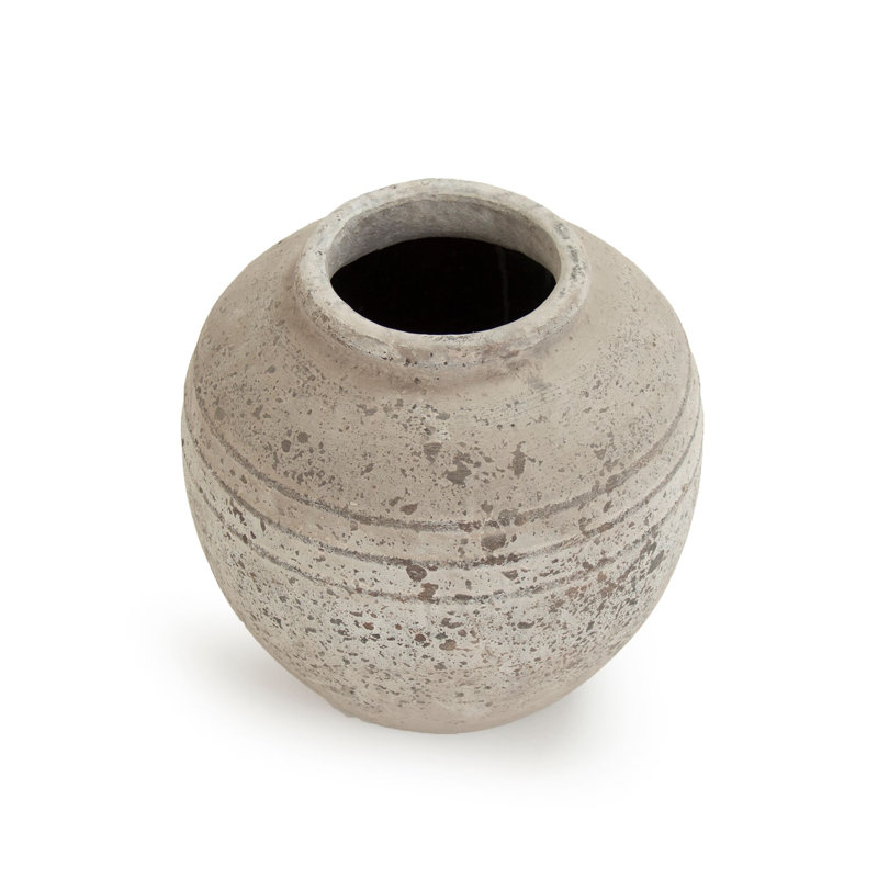 Estell Stoneware Jar, 11" H x 11" W x 11" D