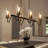 Mylor 6 - Light Modern Shaded Chandelier