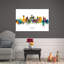 «Vibrant Houston Skyline», art contemporain urbain-1221151088