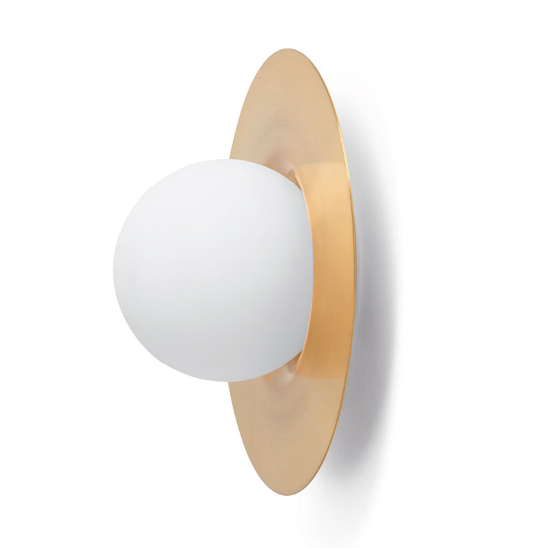 Columbus Flush Mounted Sconce, 30cm H x 30cm W x 15cm D