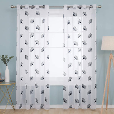 Erwinville Sheer Curtain Pair
