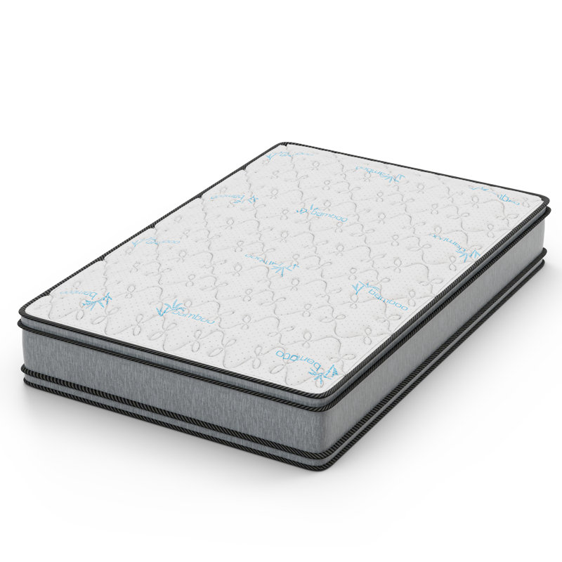 10-Inch Pillow Top Double-Sided Medium Firm Innerspring Mattress With 8" Box Spring Fully Assembled, King, King