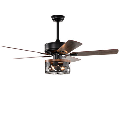 Katerria 25.6'' Ceiling Fan with Light Kit