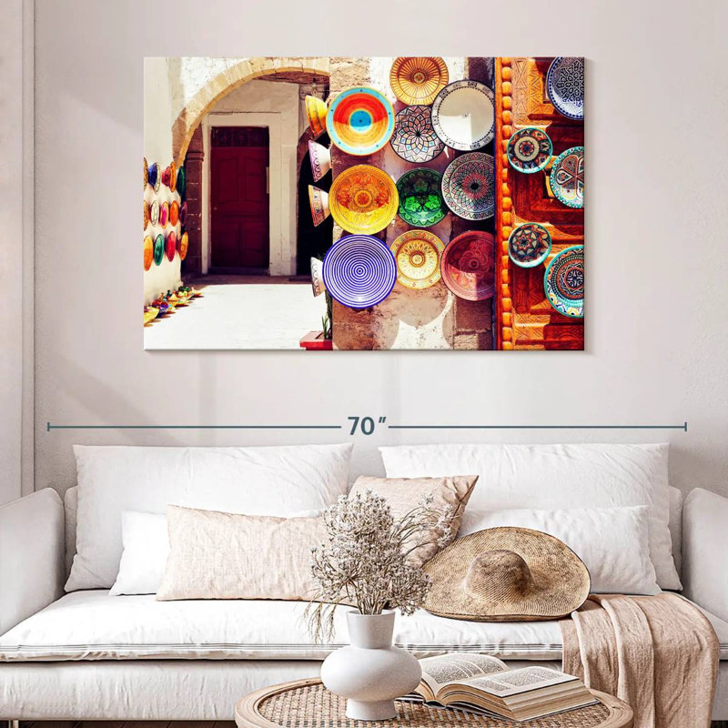 Senne Traditional Arabic Bowls, 32" H x 48" W