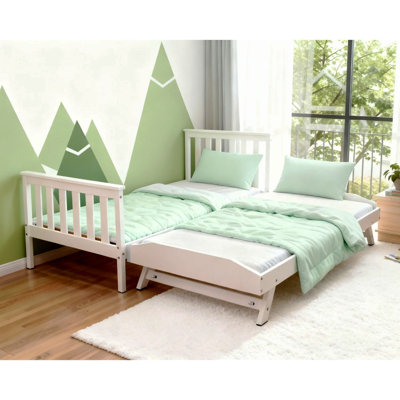 Single (3') Standard Bed Frame with Trundle Included