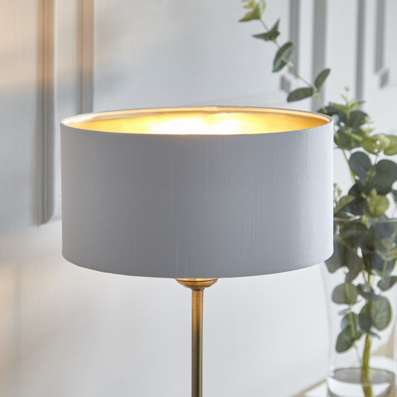 Landover Metal Table Lamp, White
