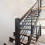 Rampe d'escalier moderne en bois
