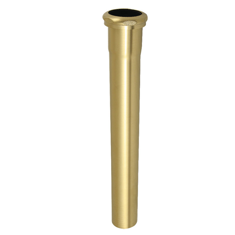 Tube de rallonge à joint coulissant en laiton 1-1 / 2 po x 12 po Kingston Brass Century, Laiton brossé