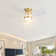 Rita 42" 5-Blade Gold Modern Ceiling Fan Light With 6-Speed Adjustable Wind Speed