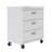 Fortress 30" W Modern 3-Drawer Metal Mobile Garage Storage Cabinet in White-600576513
