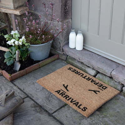 Ackerson Arrivals Departures Doormat