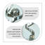 Ornements en acier inoxydable 36,22 po