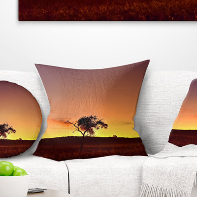 Oreiller en solitary de namib imprimé paysage