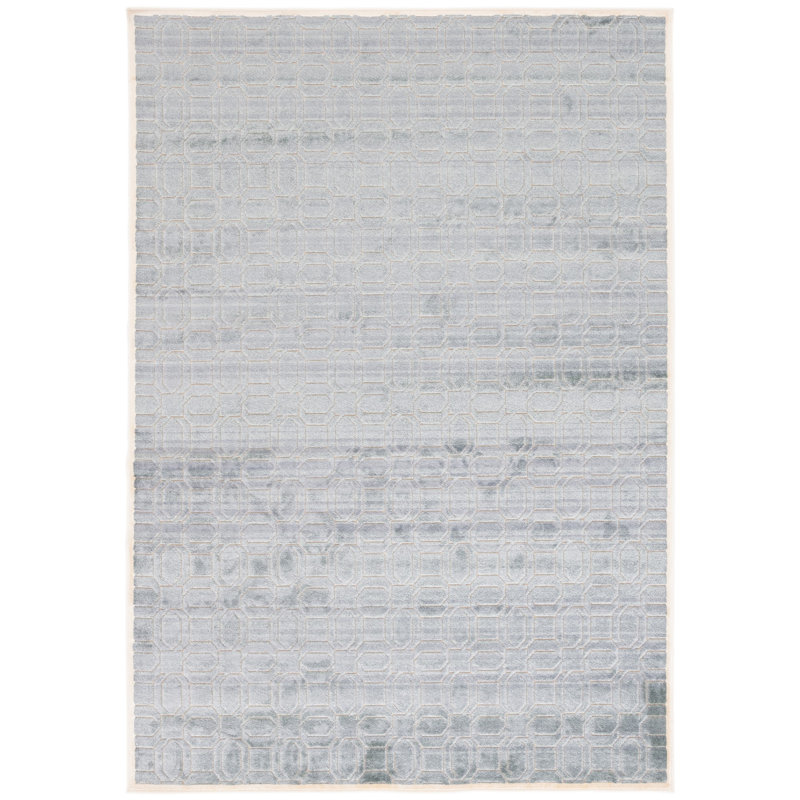 Tapis géométrique Elana Performance, Rectangle 3 pi 3 po x 5 pi 7 po