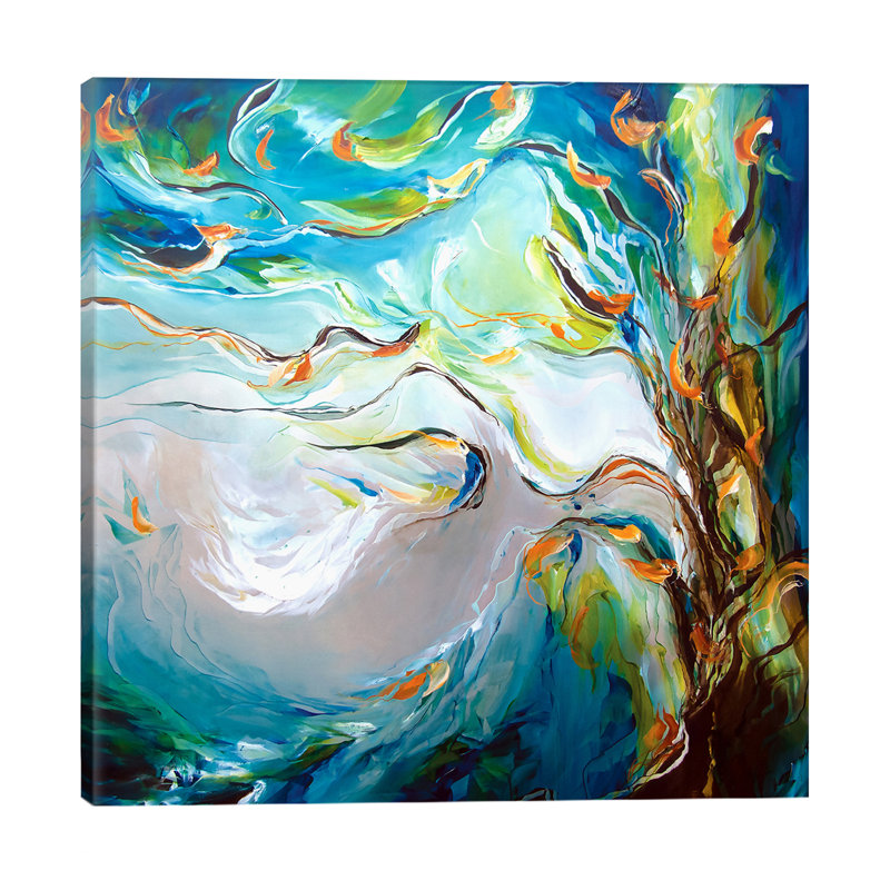 Breeze by J.A Art - Wrapped Canvas Print, 66.04 cm H x 66.04 cm W x 3.175 cm D