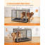 Meuble pour cage Lofland avec portes doubles pour petits et grands chiens-12038044-58613594