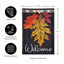 Drapeau de jardin en feuilles Welcome Autumn Leaves "18" x "12,5"