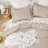 Andency Oversized King Comforter Set 120x98, 3 Pieces Ruffle Shabby Chic Famhouse Bedding Set, All Season Lightweight Fluffy Bed Set for Girls Women, Khaki-124610471-124610460