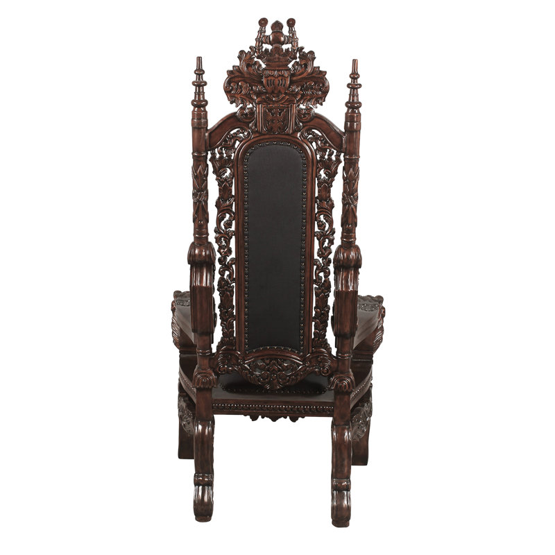 Lord Raffles Throne Leather Armchair
