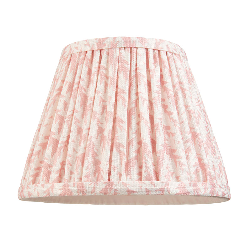 Leaf Lamp Shade, 14.5cm H x 11.8cm W x 20cm D, Pink