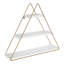 3 Piece Triangle Tiered Shelf with Adjustable Shelves-338174284