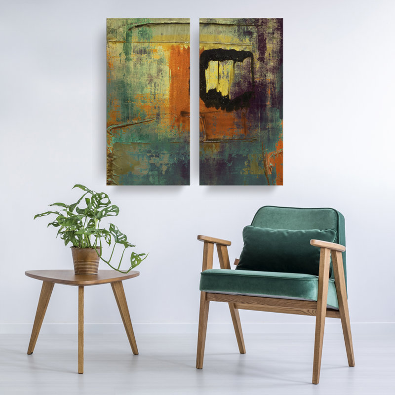 « bueno exchange xxvi », ensemble de 2 reproductions d’art sur toiles