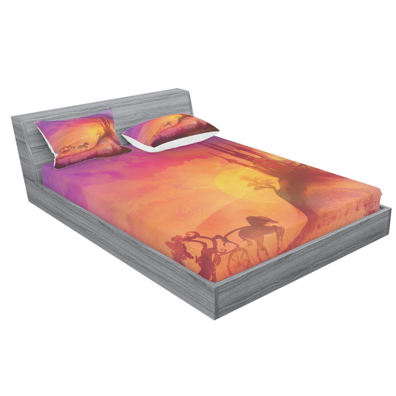 Microfiber Sheet Set, Full Sheet Set with Fitted Sheet