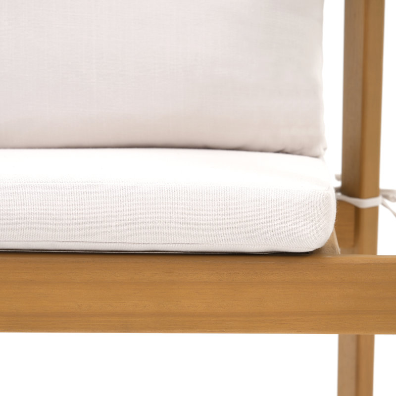 Chaise de salle à manger d'extérieur avec coussins
