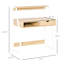 Bureau d'ordinateur avec aspect bois naturel, tiroir, tablettes de rangement, économiseur d'espace, structure en métal pour bureau à domicile, bois, tablette de présentation, largeur de 19,29 po, conception stable