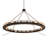 Gizelle 24 - Light Steel Dimmable Chandelier