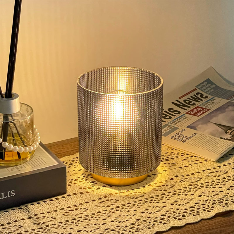 Albara Table Lamp, Grey