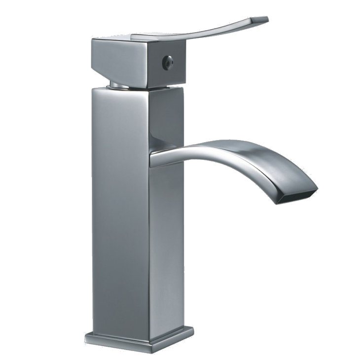 Single-Hole Single-handle Bathroom Faucet with Drain Assembly