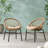 Outdoor Wicker Papasan Chair