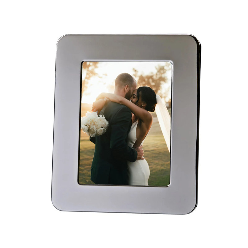 Silver Metal Matte Picture Frame, 8" x 10"