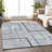 Premium Machine Washable Prisco Gray Rug-816547579