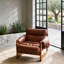 1 Seater Faux Leather Sofa