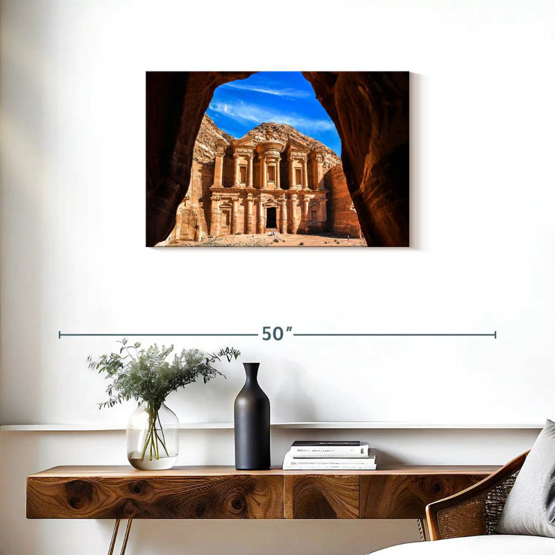 Kavia Ad-Deir In Petra, 20" H x 30" W